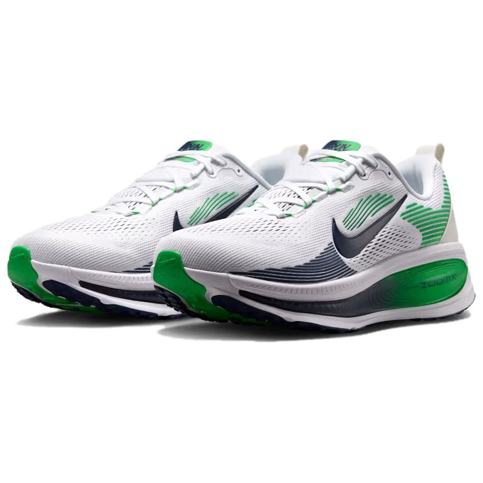 Кроссовки для бега Nike Vomero 18 Беговые кроссовки Низкий Топ Белый Зеленый Мужской - изображение 3