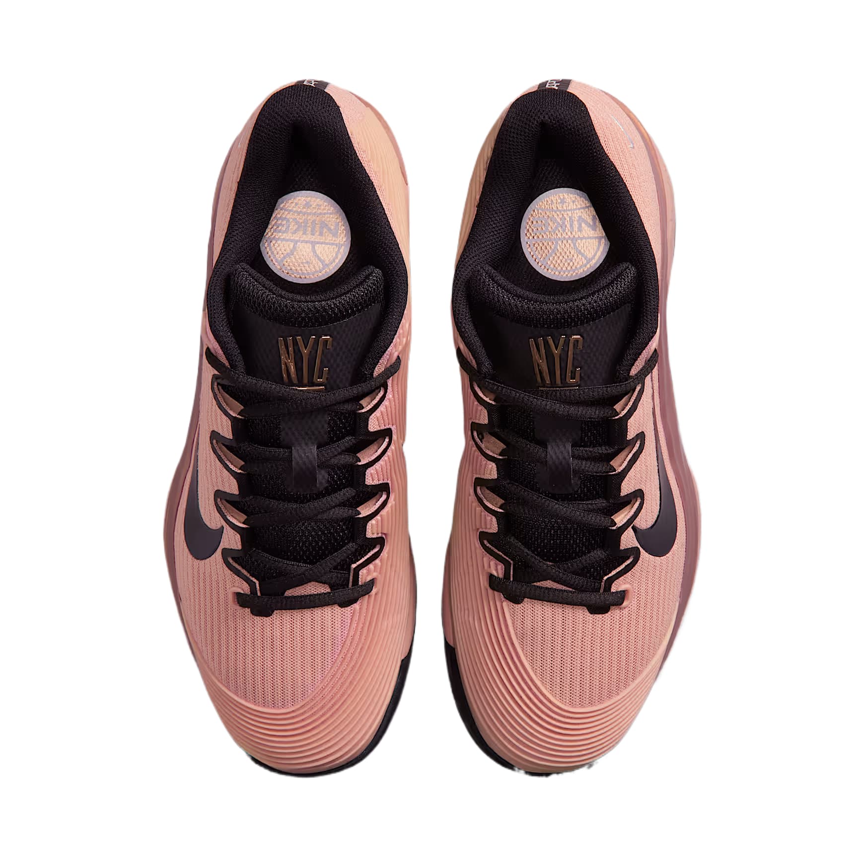 Кроссовки для тенниса NIKE Vapor 12 Кроссовки для тенниса Низкий Топ Металл Красный Коппер PURE Платина Черный Женские - изображение 4