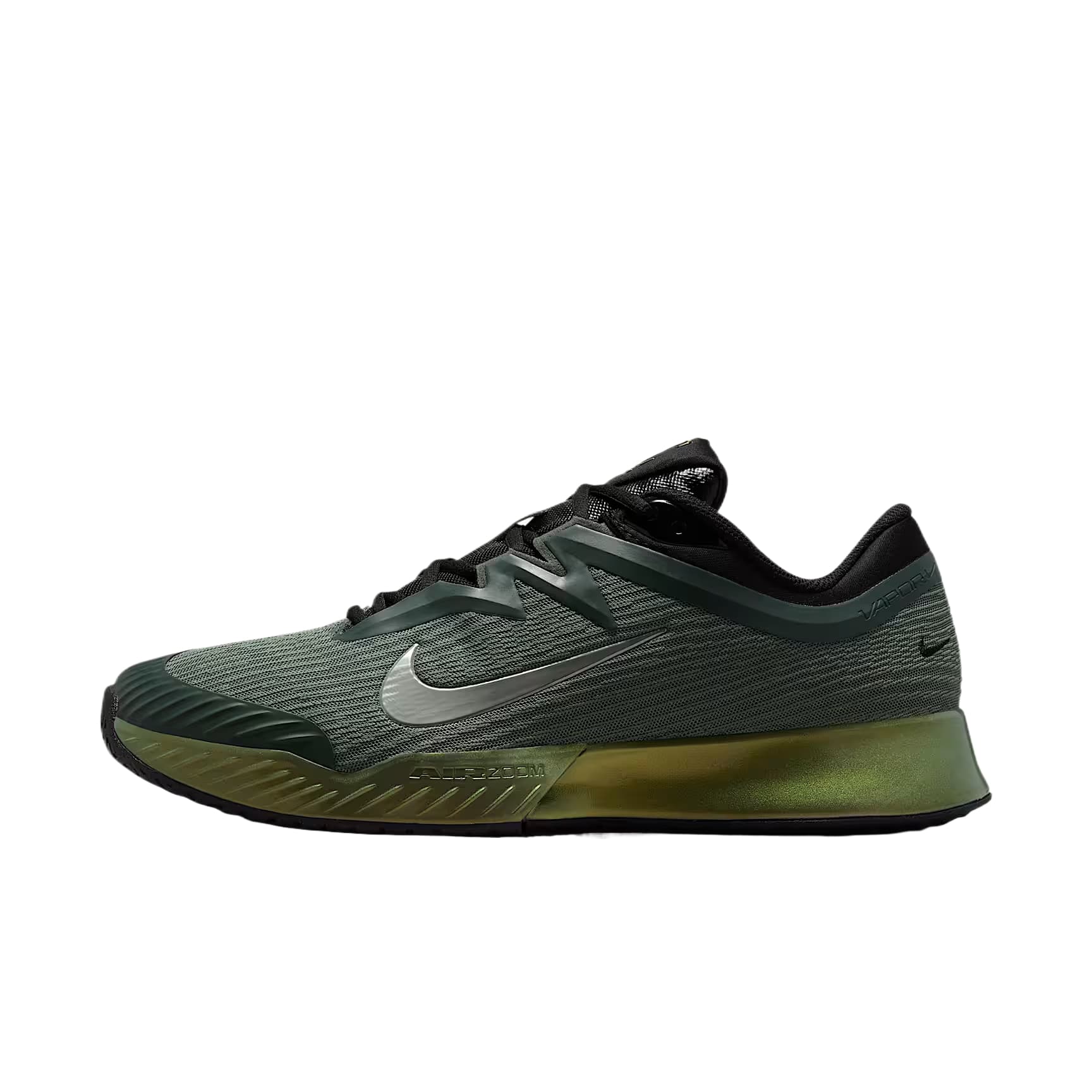 Кроссовки для тенниса NIKE Vapor Pro 3 Теннисные Кроссовки Низкий Топ Камуфляж Зеленый PURE Платина Черный Металл Золото Мужской - изображение 1