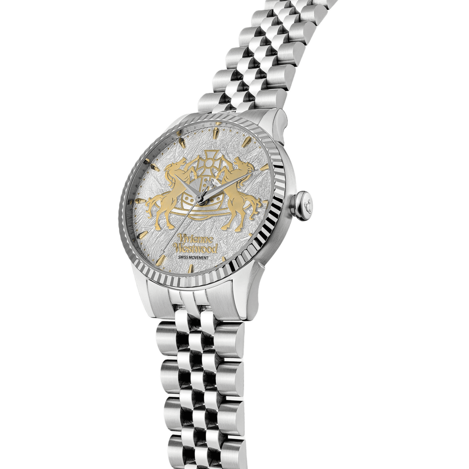 Механические часы Vivienne Westwood Кварцевый механизм Унисекс Часы 38mm Серебряные - изображение 4