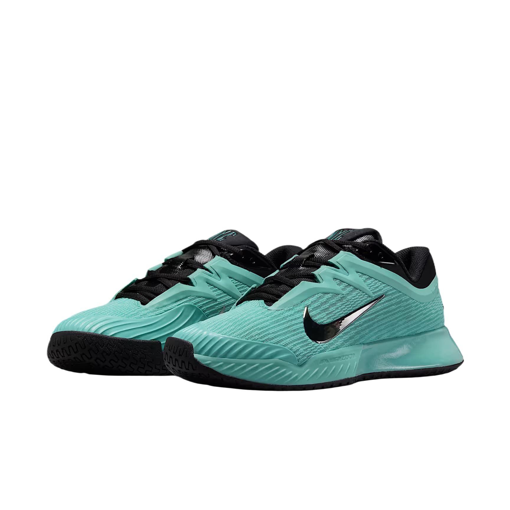 Кроссовки для тенниса NIKE Vapor Pro 3 Теннисные Кроссовки Низкий Топ Мятно-Зеленый Черный PURE Платина Металлическое Серебро Женские - изображение 3