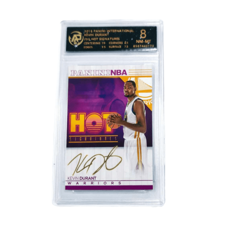PANINI Международный размер SUNS Кевин Цвет KD Подпись Золото Ручка Подпись Высокоскоростные Сертифицированные Карты - изображение 4