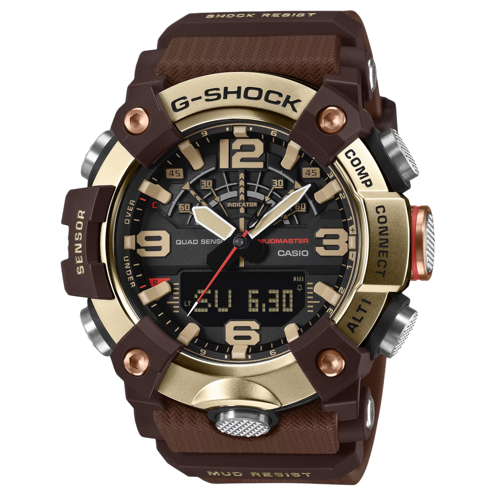 Часы CASIO Кварцевый механизм Мужской MASTER of G LAND Часы 55,4 мм*51,3 мм*19,4 мм Черный - изображение 1