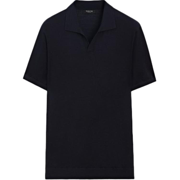 Поло Massimo Dutti Синий Мужской Поло - изображение 1