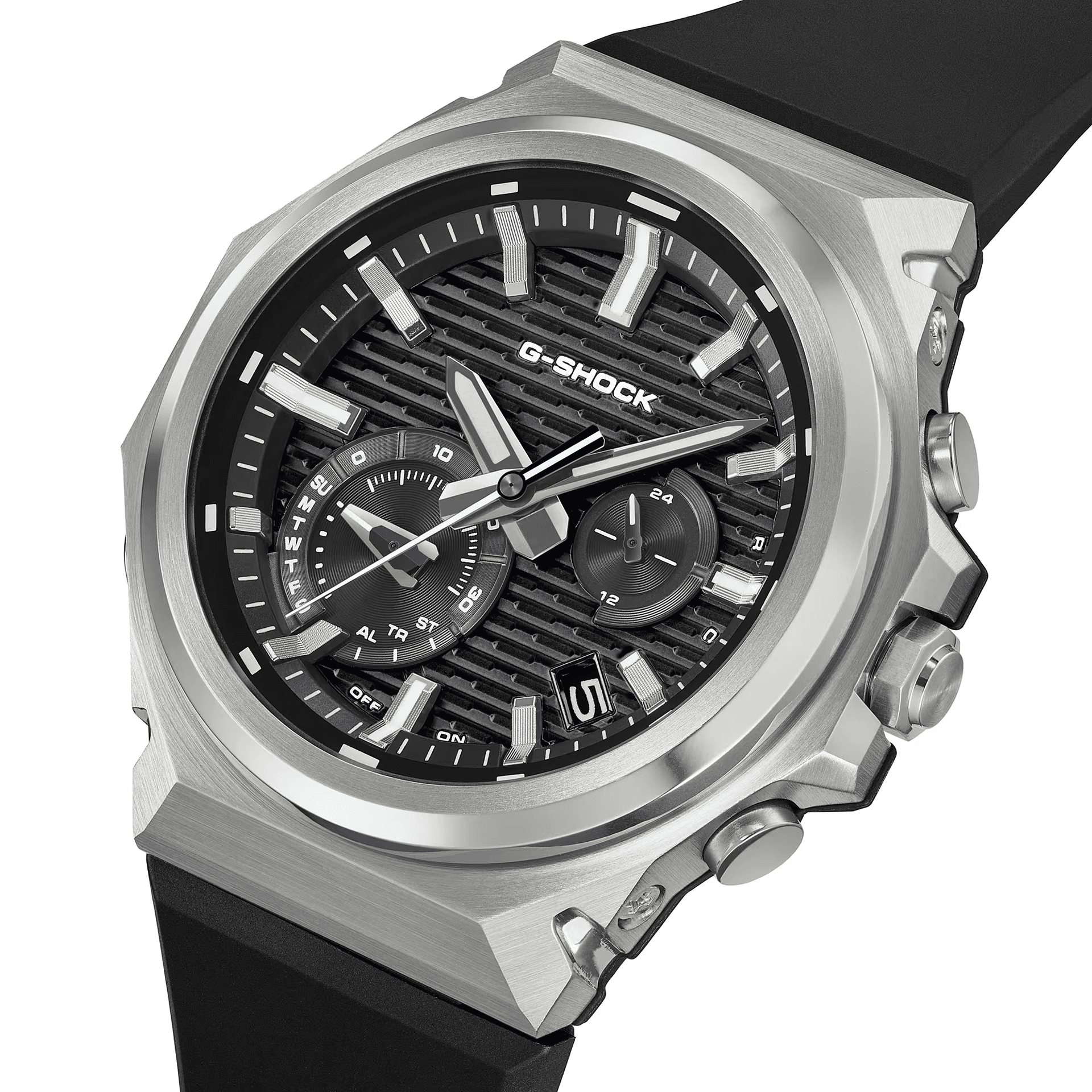 Часы CASIO Солнечный кварцевый механизм мужские часы G сталь 46,9 мм*44,2 мм*11,6 мм черный - изображение 2