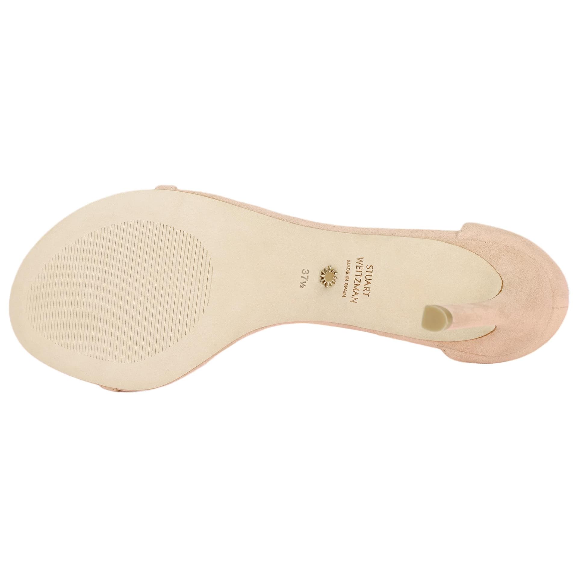 Шлёпанцы Stuart Weitzman SW NUDISTSONG One Шнуровки Сандалии 10,5 см Женские Бежевые - изображение 5