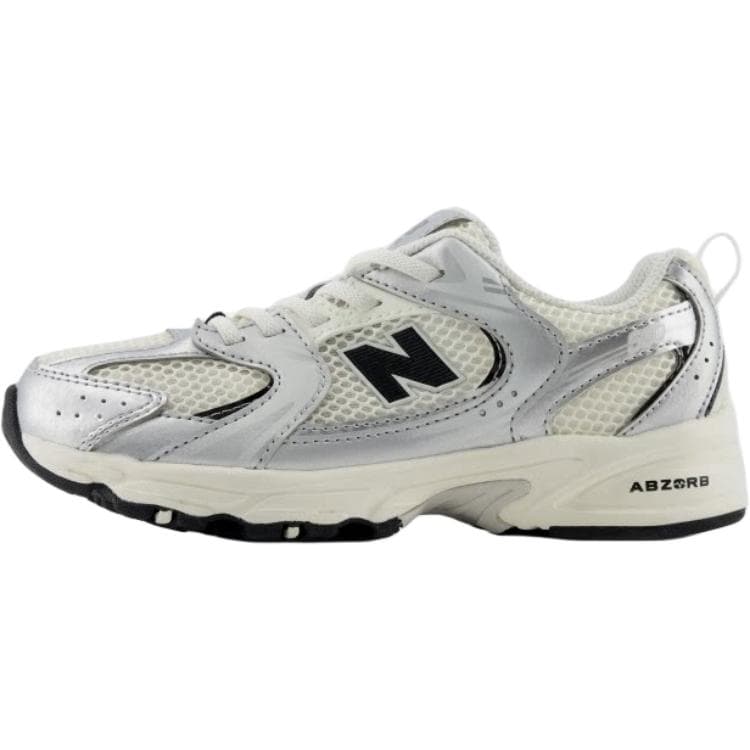 Кроссовки New Balance NB 530 Детские беговые кроссовки Low Топ Белый Серебристый P5305JG Kids - изображение 2