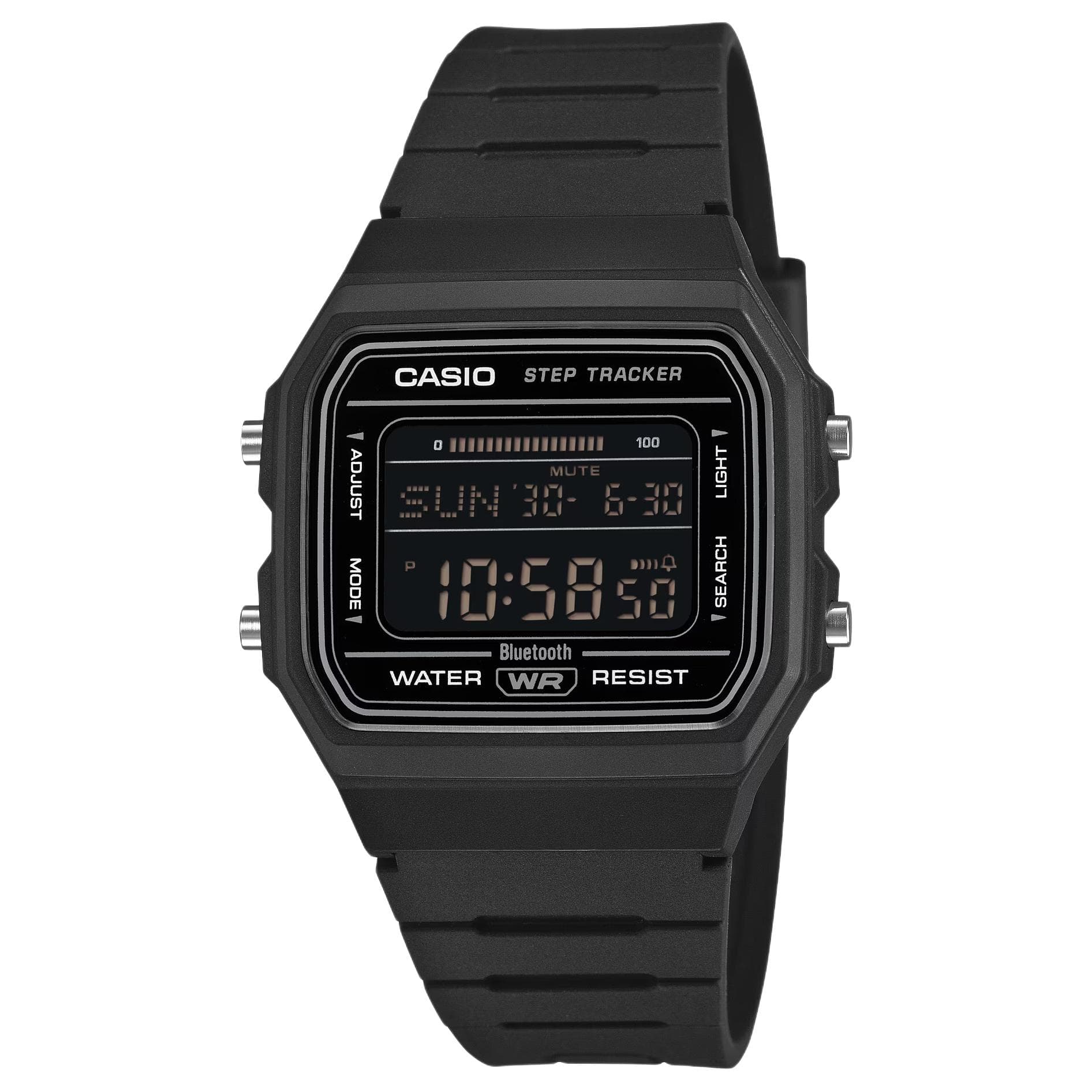 Часы CASIO Кварцевый механизм Унисекс Стандартный размер Часы 41,9 мм*38,1 мм*8,8 мм Черный - изображение 1