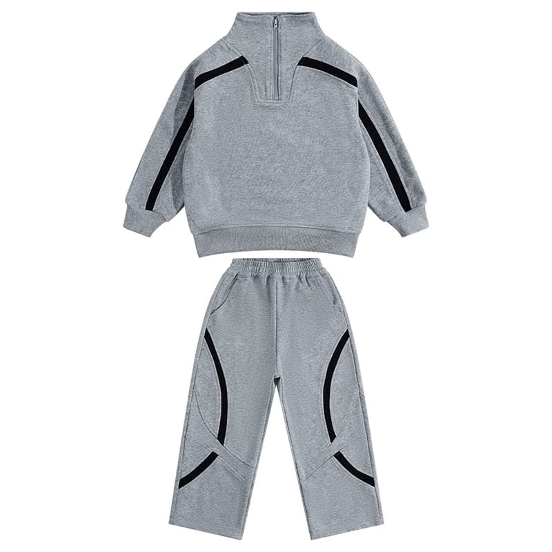 ATONGMU Серый Kids Повседневные спортивные костюмы Наборы - изображение 1