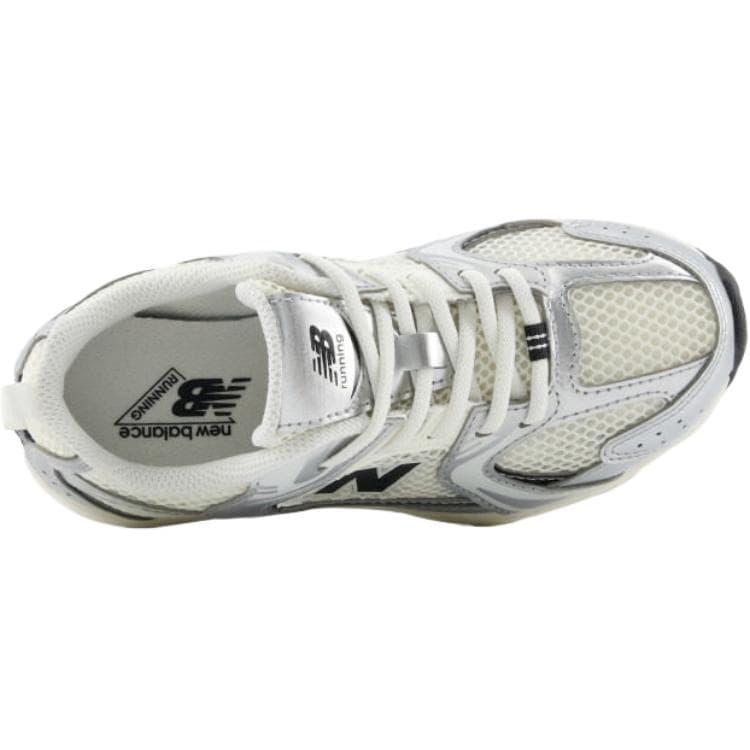 Кроссовки New Balance NB 530 Детские беговые кроссовки Low Топ Белый Серебристый P5305JG Kids - изображение 4