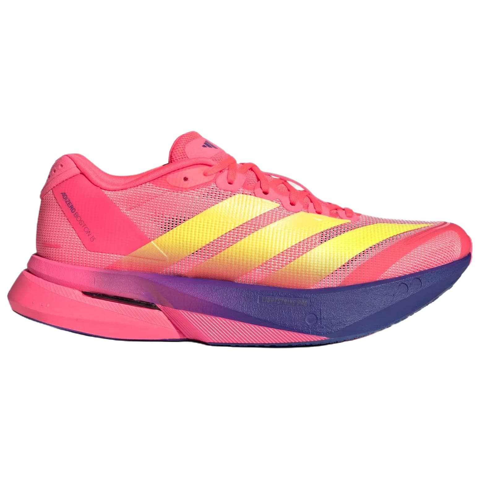 Кроссовки для бега Adidas Adizero Boston 13 Беговые кроссовки Низкий Топ Солнце Turbine Холодное сердце Лимон Двойной Индиго-синий Женские - изображение 2