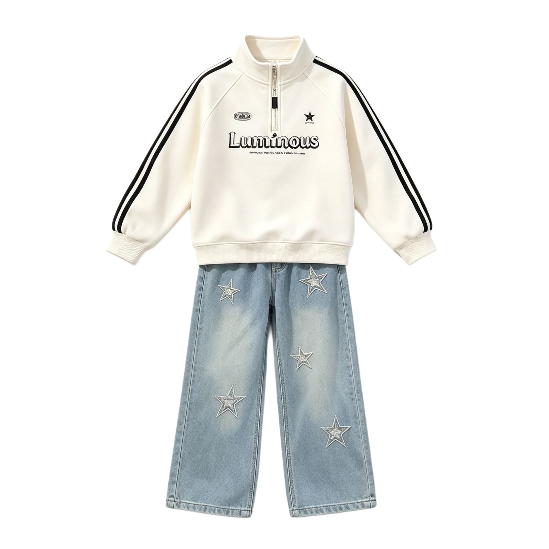 PIERRE CARDIN Топ + Джинсы Kids Повседневные Спортивные Костюмы Наборы - изображение 1