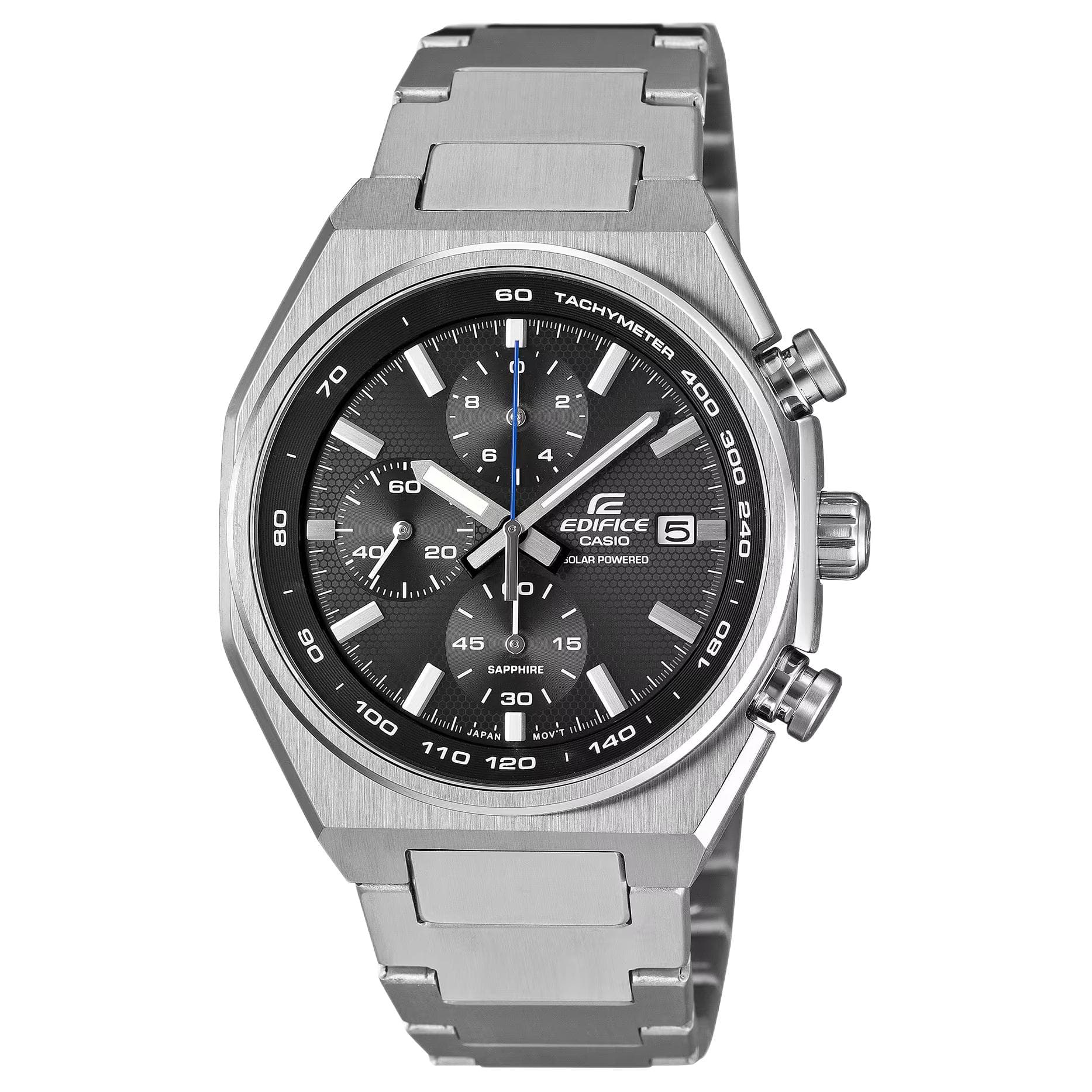 Часы CASIO Солнечный кварцевый механизм унисекс часы EDIFICE 45,3 мм*38,3 мм*11,6 мм черный - изображение 1