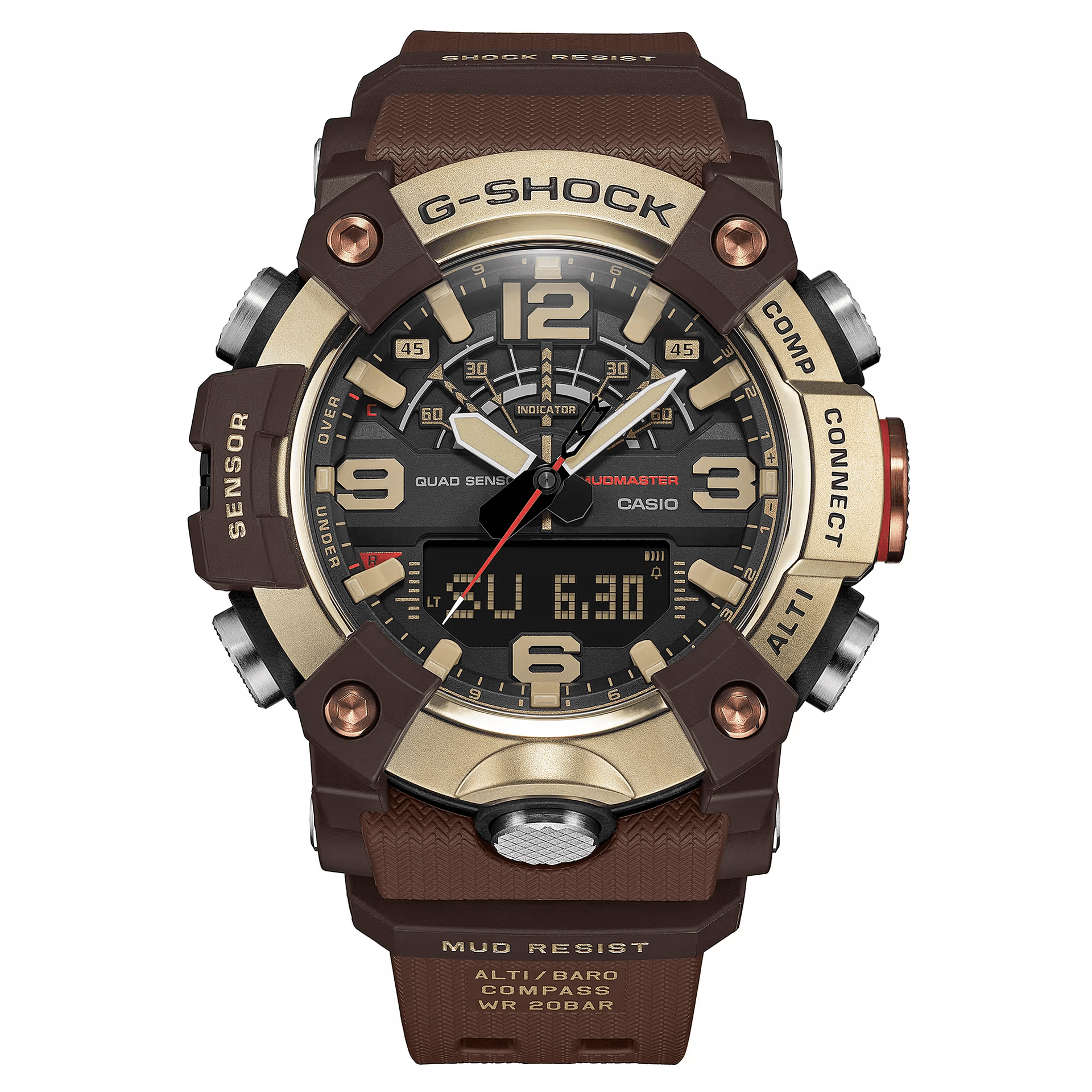 Часы CASIO Кварцевый механизм Мужской MASTER of G LAND Часы 55,4 мм*51,3 мм*19,4 мм Черный - изображение 2
