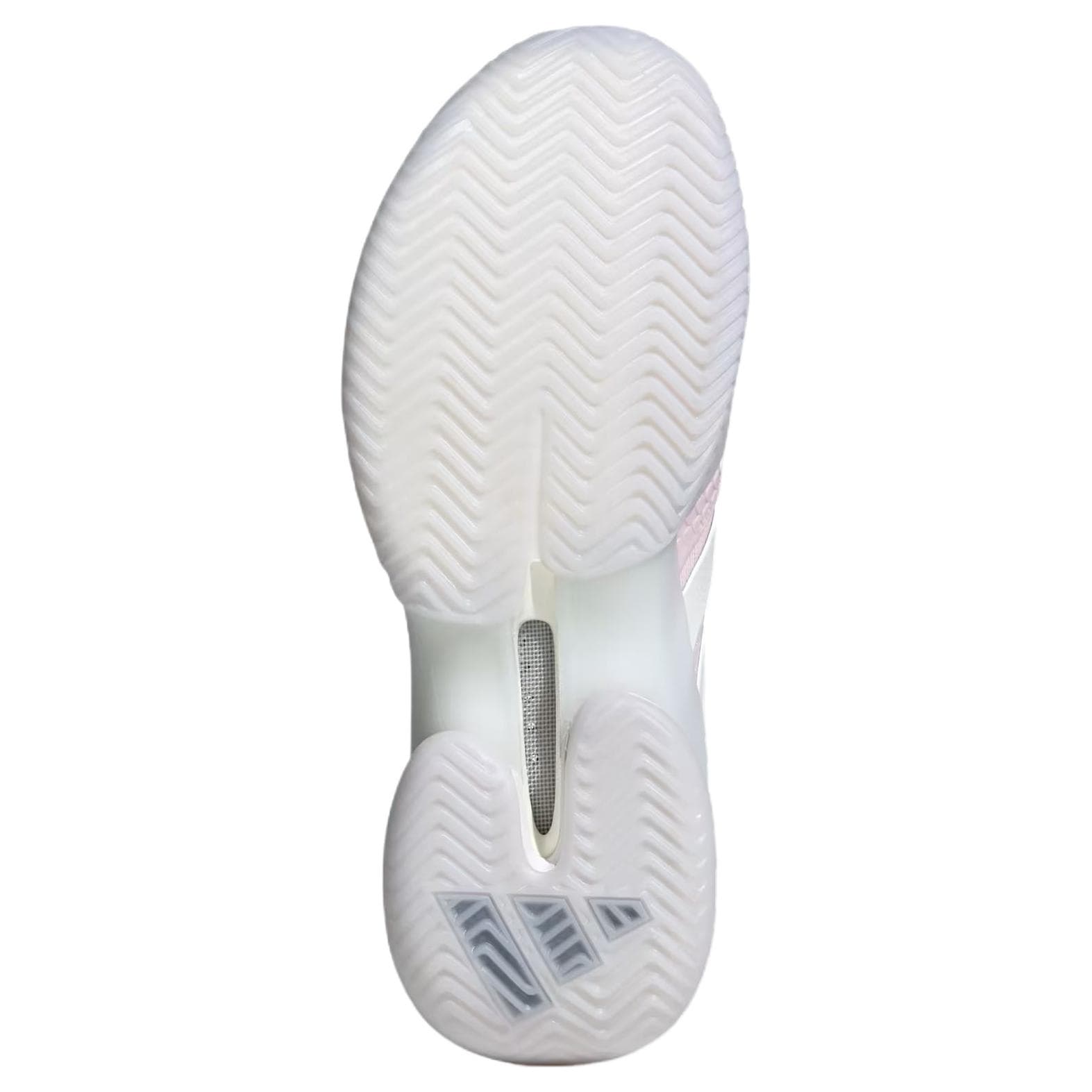 Кроссовки для тенниса Adidas BARRICADE 14 Теннисные Кроссовки Низкий Топ Дистиллированный Порошок Облачный Белый Женские - изображение 4