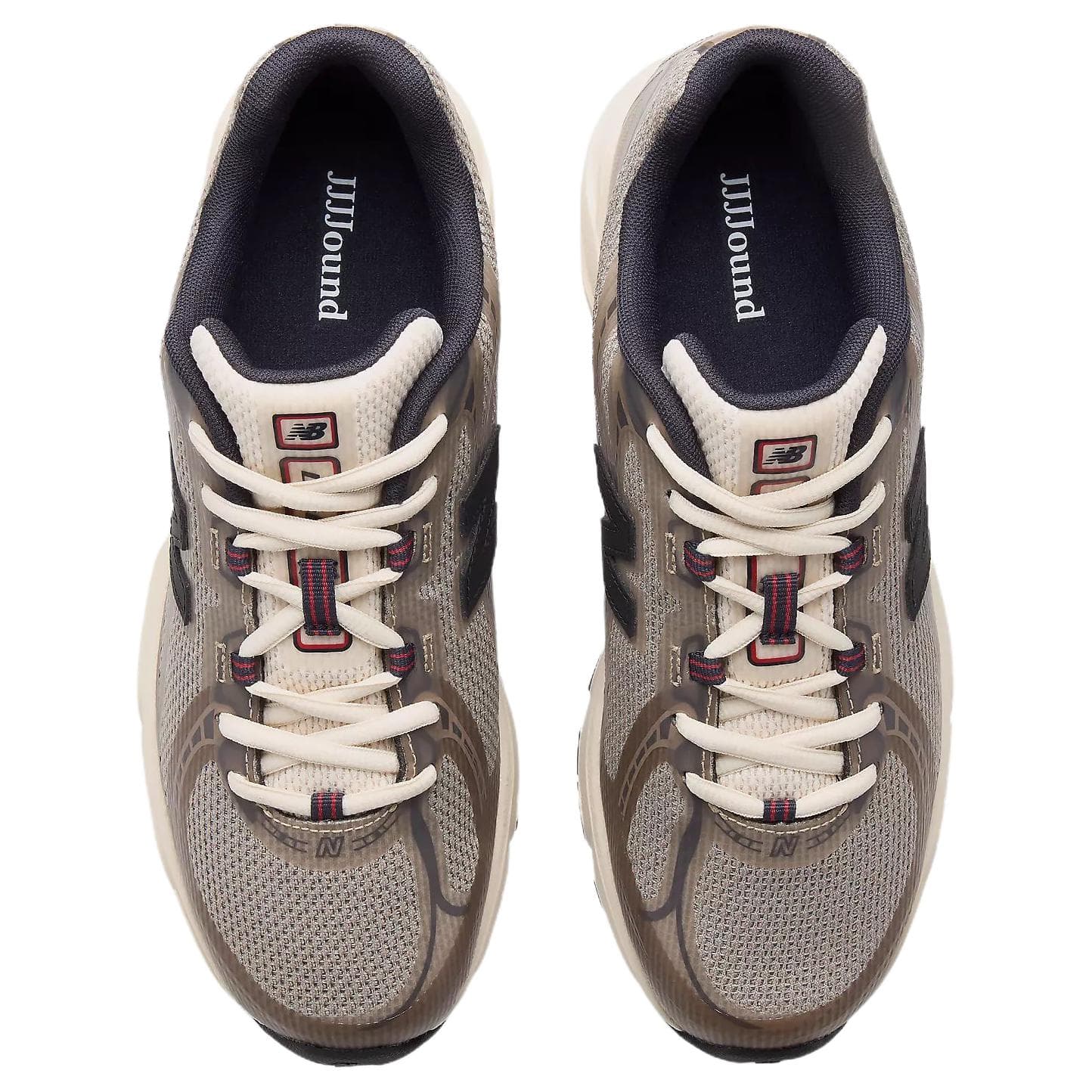 Кроссовки для бега New Balance NB 740 Беговые кроссовки Низкий Топ Светло-Серый Кофейный Унисекс - изображение 4
