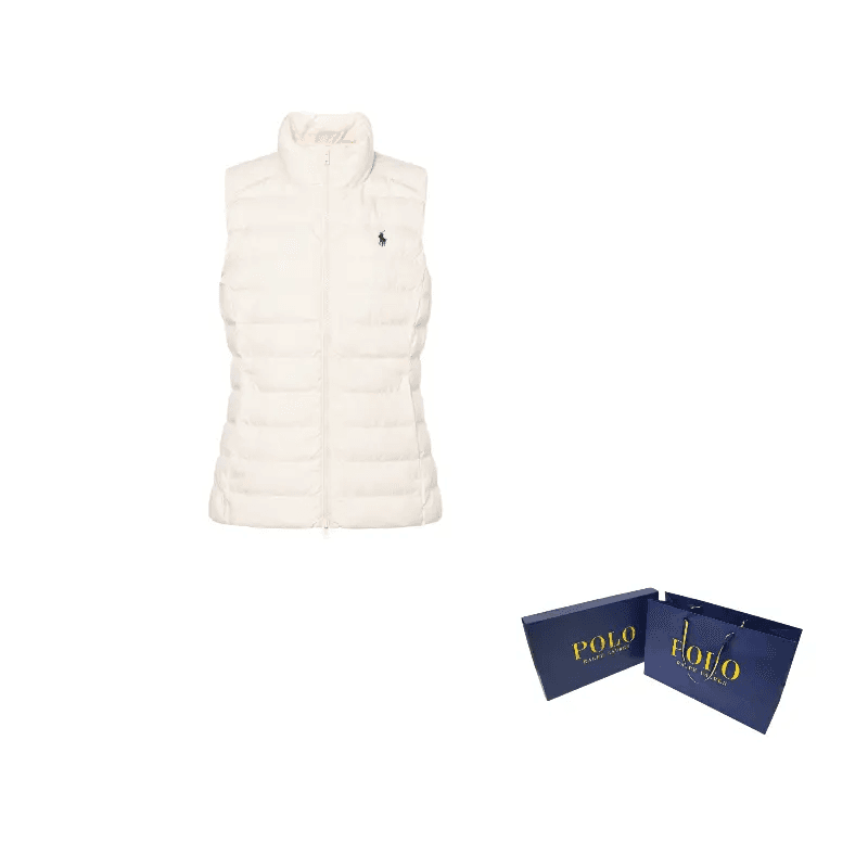 Polo Ralph Lauren FW24 Жилет Стандартный Размер Женский Бежевый - изображение 9