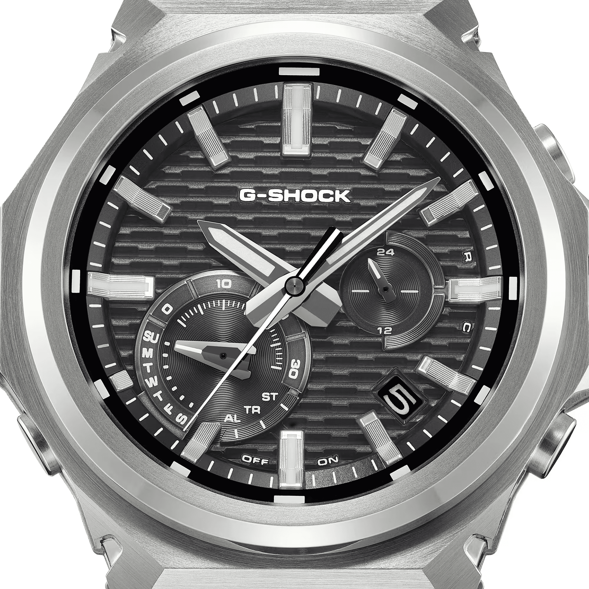 Часы CASIO Солнечный кварцевый механизм мужские часы G сталь 46,9 мм*44,2 мм*11,6 мм черный - изображение 4