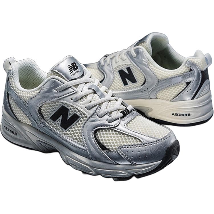 Кроссовки New Balance NB 530 Детские беговые кроссовки Low Топ Белый Серебристый P5305JG Kids - изображение 3