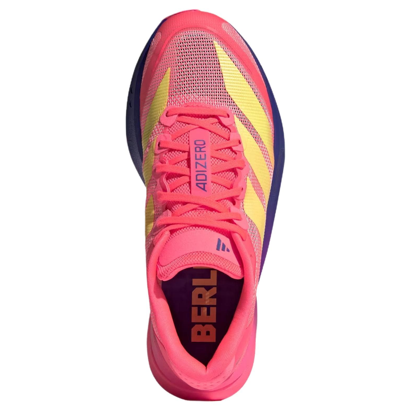 Кроссовки для бега Adidas Adizero Boston 13 Беговые кроссовки Низкий Топ Солнце Turbine Холодное сердце Лимон Двойной Индиго-синий Женские - изображение 5