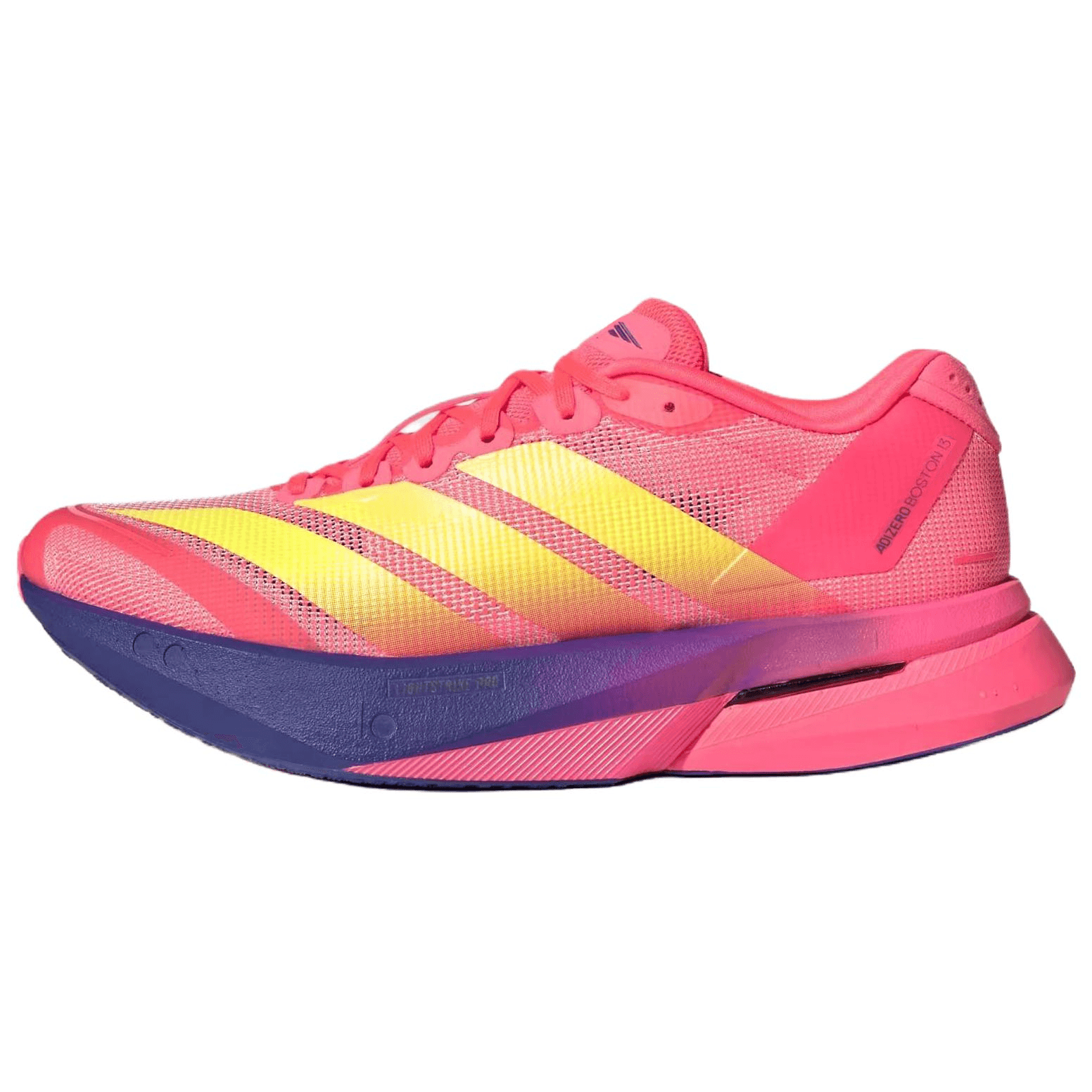 Кроссовки для бега Adidas Adizero Boston 13 Беговые кроссовки Низкий Топ Солнце Turbine Холодное сердце Лимон Двойной Индиго-синий Женские - изображение 1