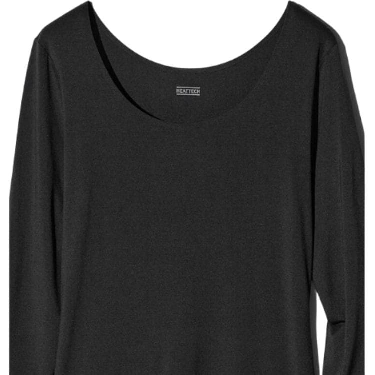 Трусы UNIQLO SS26 09 Черный Женский Верх Термобелья - изображение 3