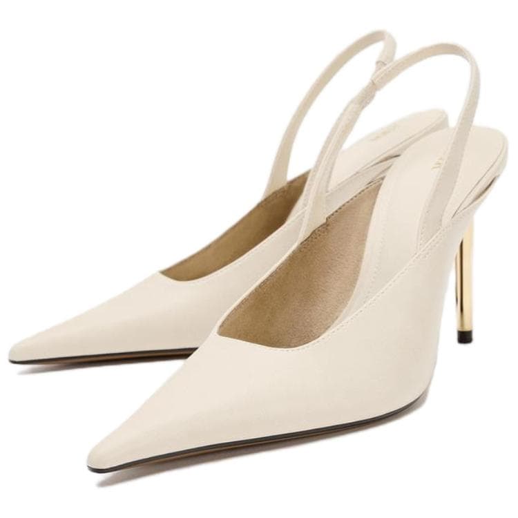 Туфли zara Высокие каблуки Low Топ Белый Женские - изображение 2
