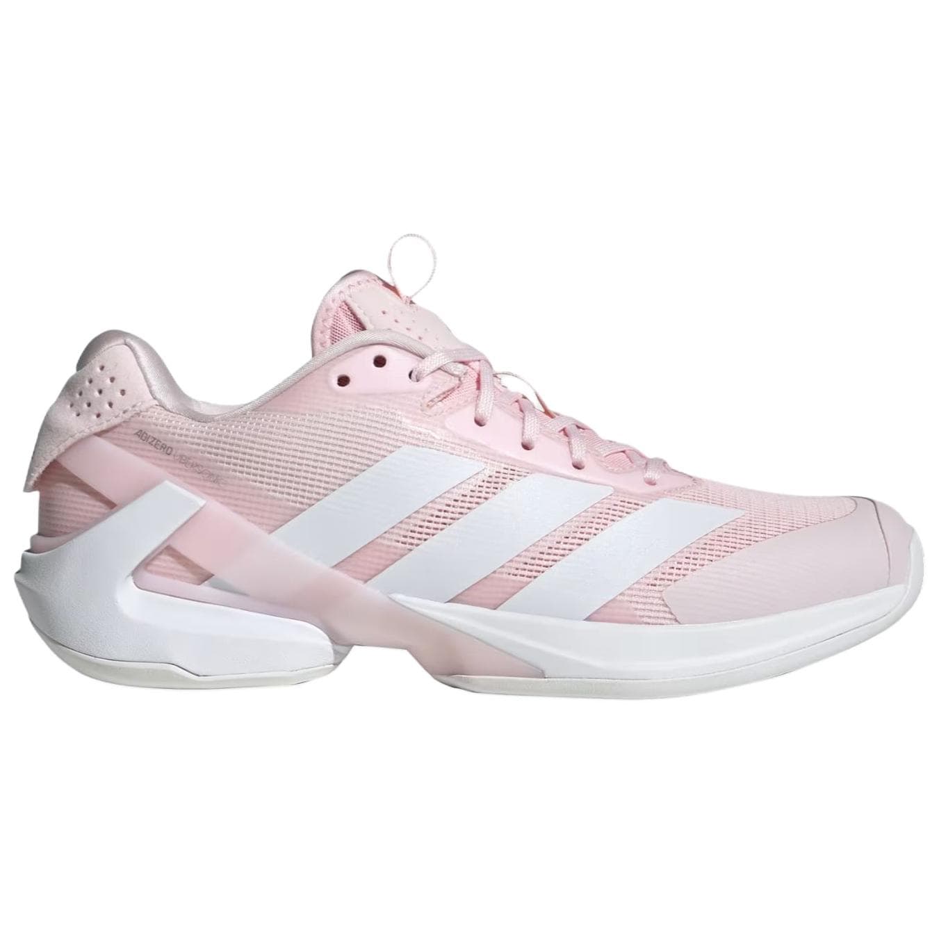 Кроссовки для тенниса Adidas Adizero Ubersonic 5 Теннисные Кроссовки Низкий Топ Дистиллированный Порошок Облачный Белый Женские - изображение 2
