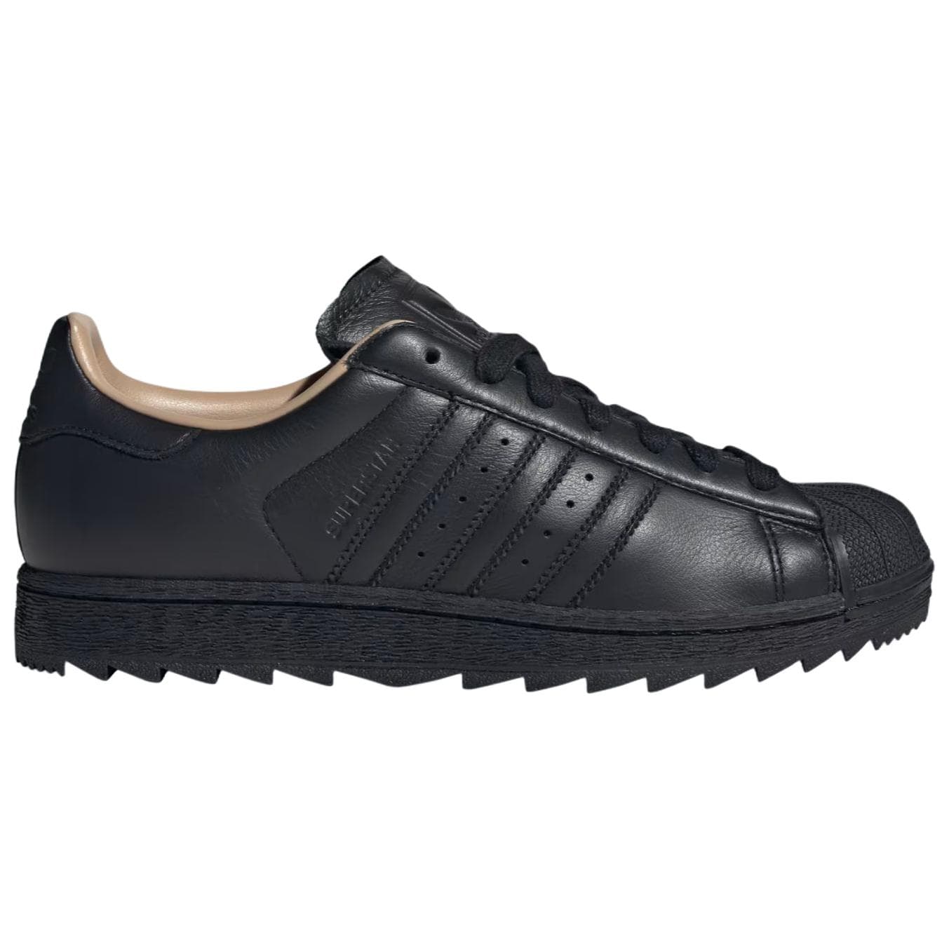 Кроссовки Adidas Originals Superstar 2 Повседневная обувь Низкий Топ Основной черный Теплый Песчаник Унисекс - изображение 2