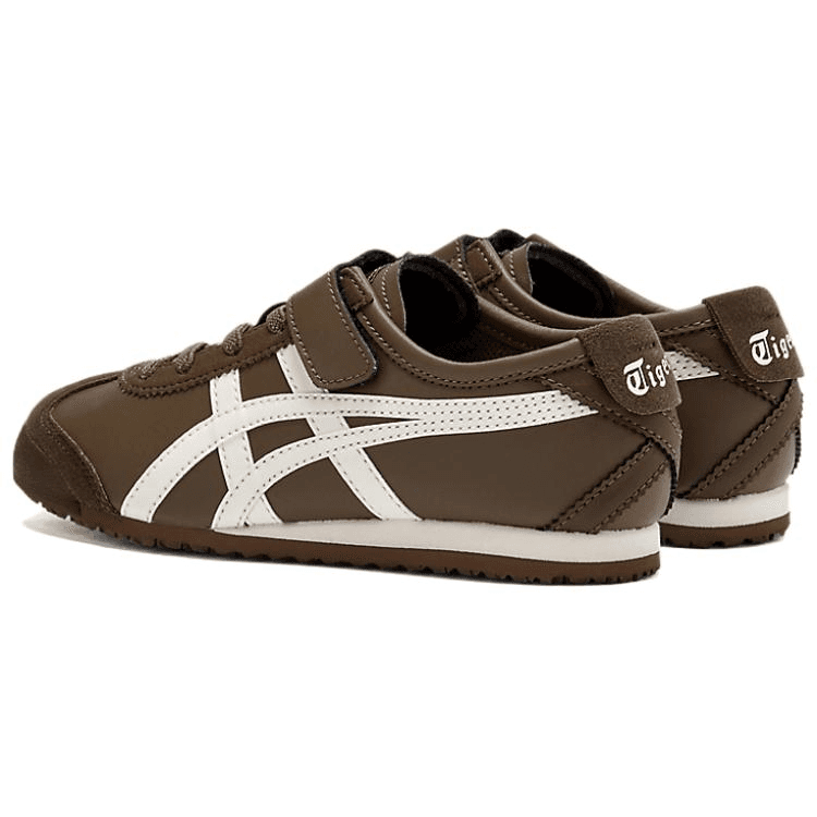 Кроссовки Onitsuka Tiger Mexico 66 Детская повседневная обувь Low Топ Clay Brown Kids - изображение 3