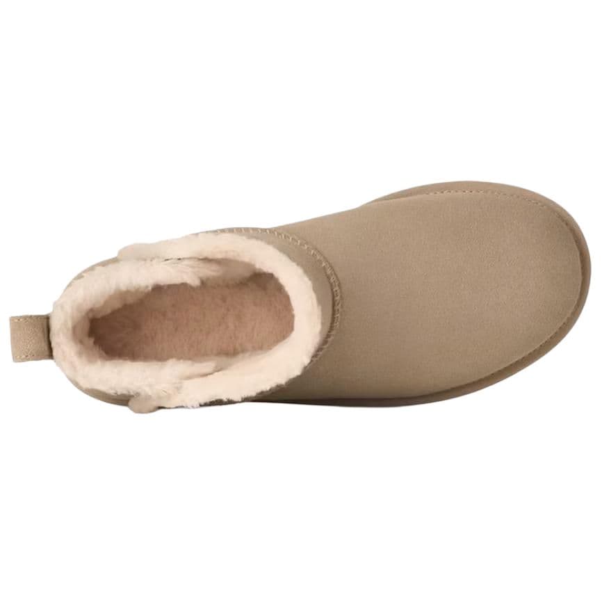 Ботинки зимние ugg Classic Novelty Сноубутсы Low Топ Песок Женские - изображение 5