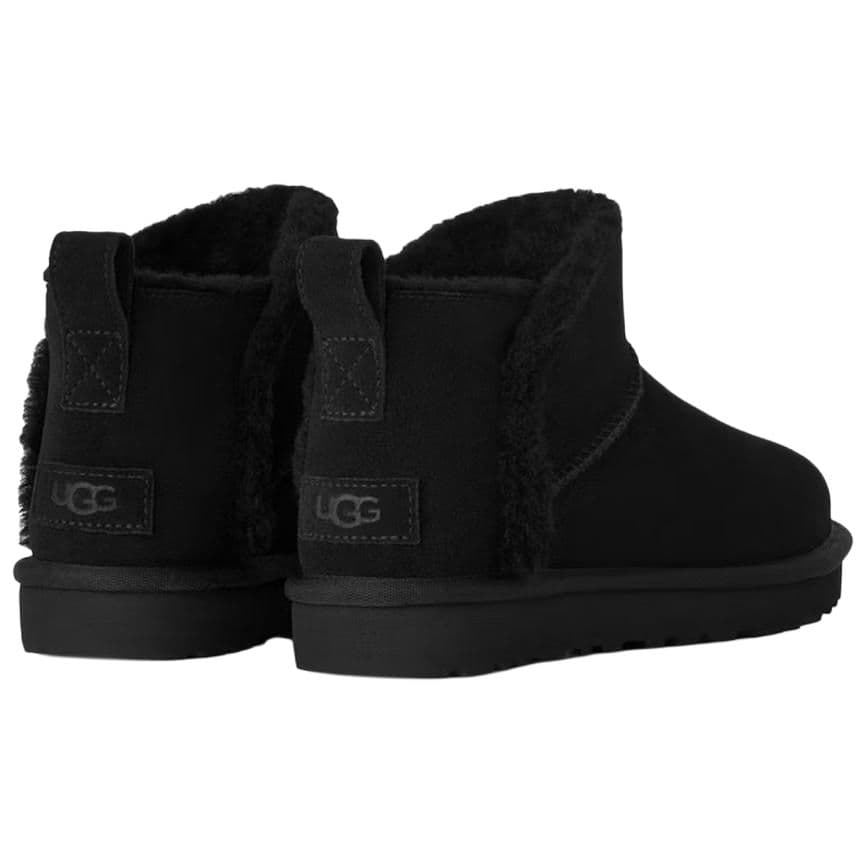 Ботинки зимние ugg Classic Novelty Сноубутсы Low Топ Черный Женские - изображение 4