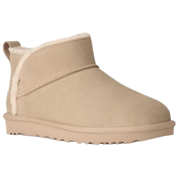 Ботинки зимние ugg Classic Novelty Сноубутсы Low Топ Песок Женские - изображение 3