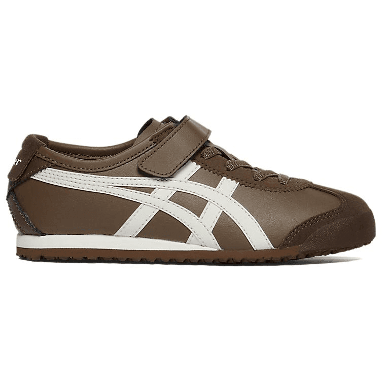 Кроссовки Onitsuka Tiger Mexico 66 Детская повседневная обувь Low Топ Clay Brown Kids - изображение 2