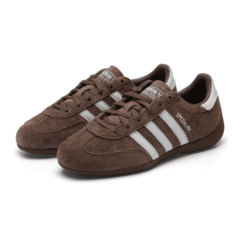 Кроссовки Adidas Originals Handball Spezial Collection Повседневная обувь Низкий Топ Коричневый Женский - изображение 3