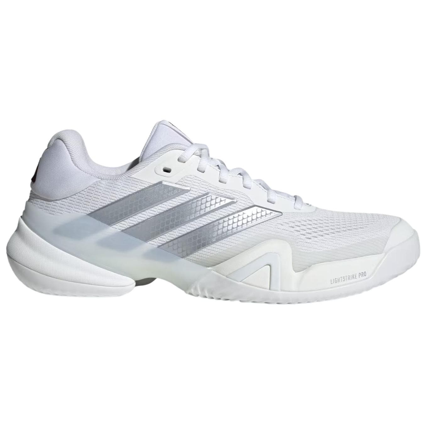 Кроссовки для тенниса Adidas BARRICADE 14 Теннисные кроссовки Низкий топ Облачный белый Технологический серый Металлик Бургунди Мужской - изображение 2