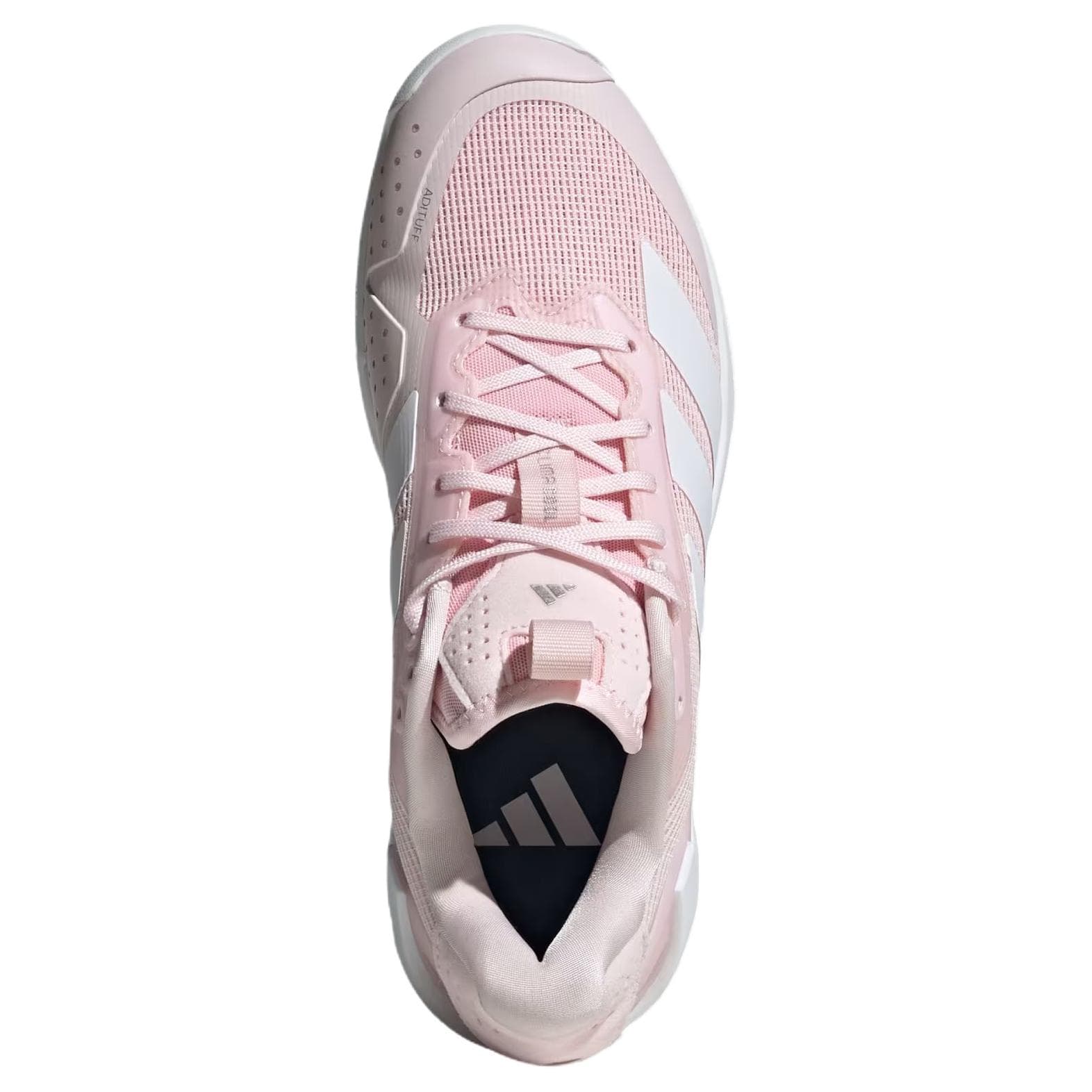 Кроссовки для тенниса Adidas Adizero Ubersonic 5 Теннисные Кроссовки Низкий Топ Дистиллированный Порошок Облачный Белый Женские - изображение 3