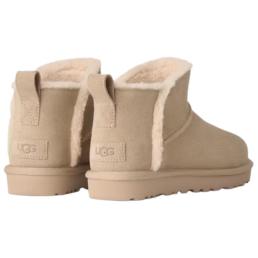 Ботинки зимние ugg Classic Novelty Сноубутсы Low Топ Песок Женские - изображение 4
