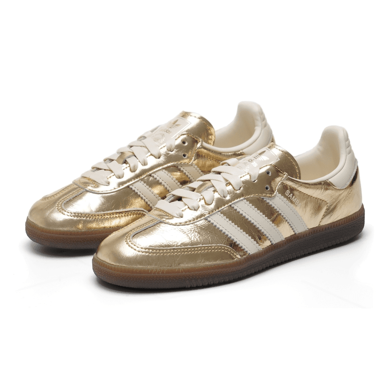 Кроссовки Adidas Originals Samba OG Кеды немецкой армии (GAT) Low Топ Золото Женские - изображение 3