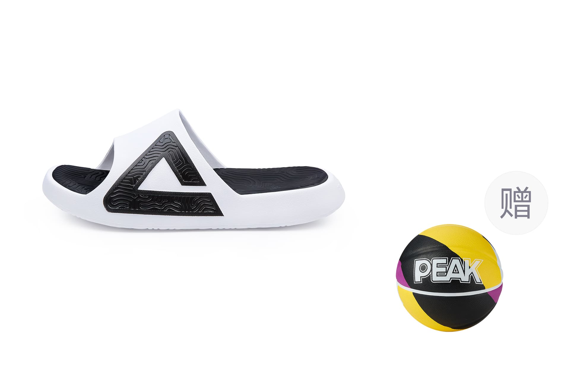 Сандалии Peak Taichi Slides White Black - изображение 47