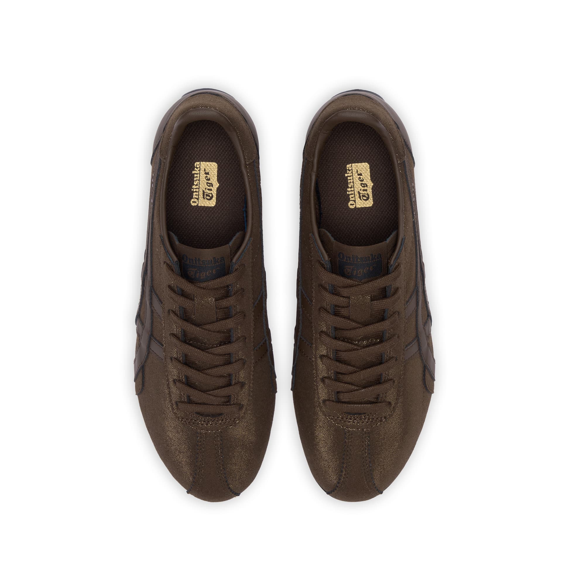 Кроссовки Onitsuka Tiger Runspark Повседневная обувь Low Топ Темно-кофейный Унисекс - изображение 5