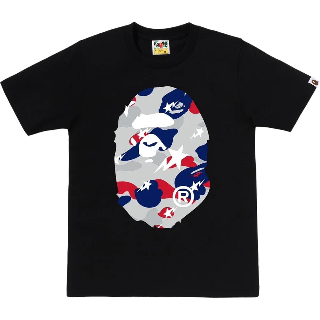 Футболка A BATHING APE STA STRIKE CAMO Женские T-рубашки - изображение 12