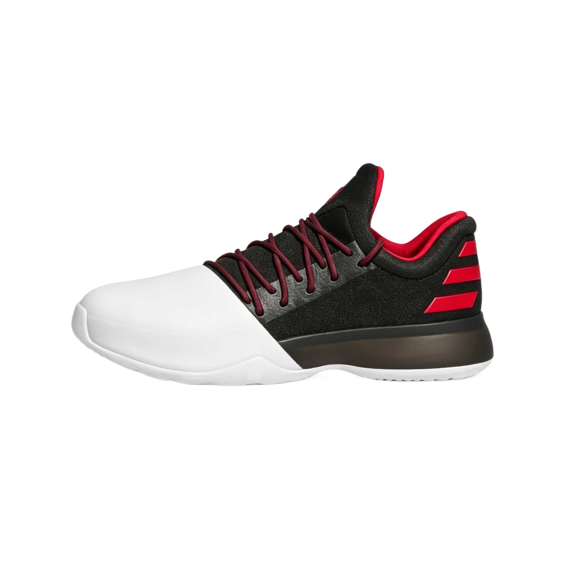 Кроссовки для баскетбола Adidas Harden Vol.1 Баскетбольные кроссовки Low Топ Основной черный Облачный белый SUPERIOR Алый Мужской - изображение 1