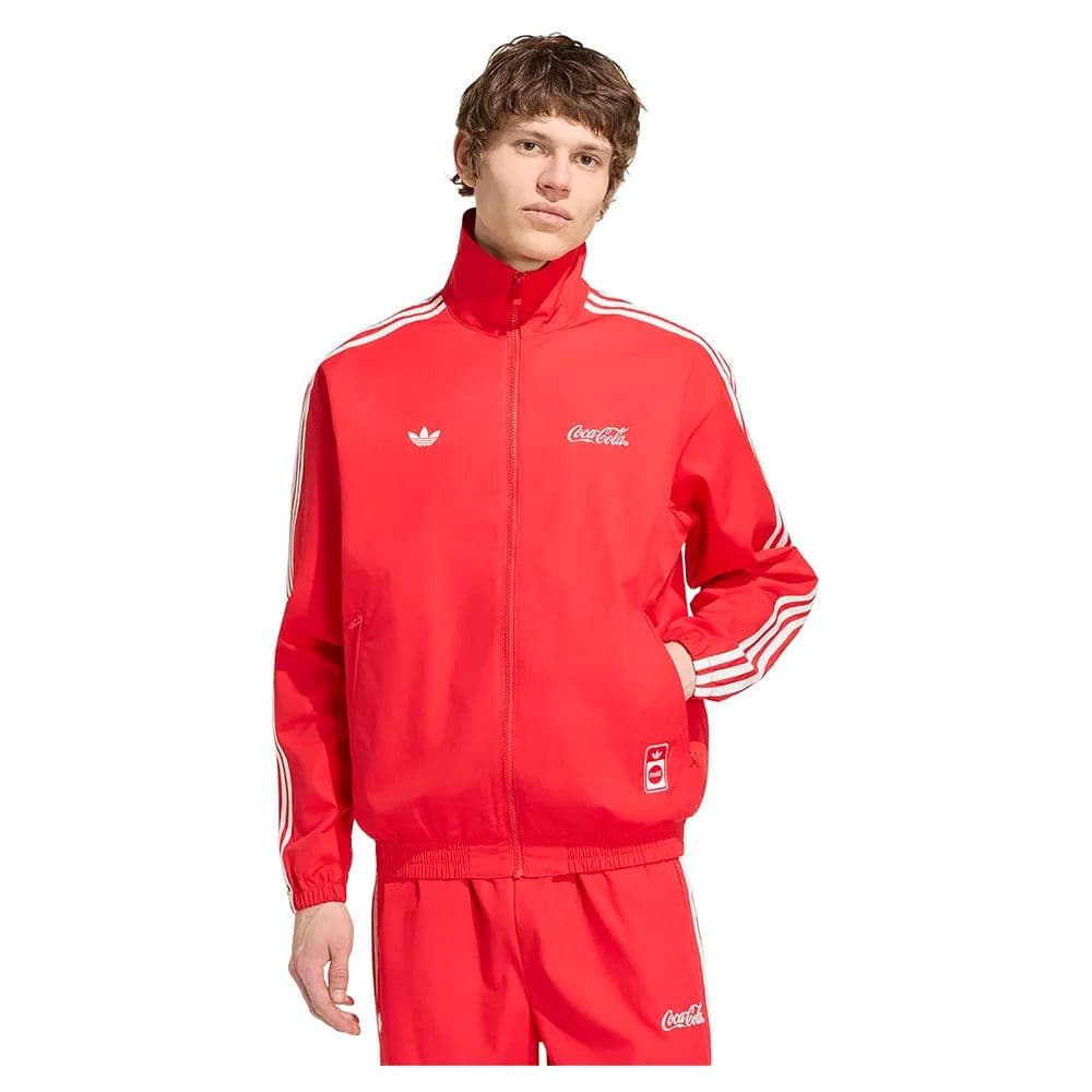 Куртка Adidas Originals Firebird Ярко-красный Мужские Куртки - изображение 2