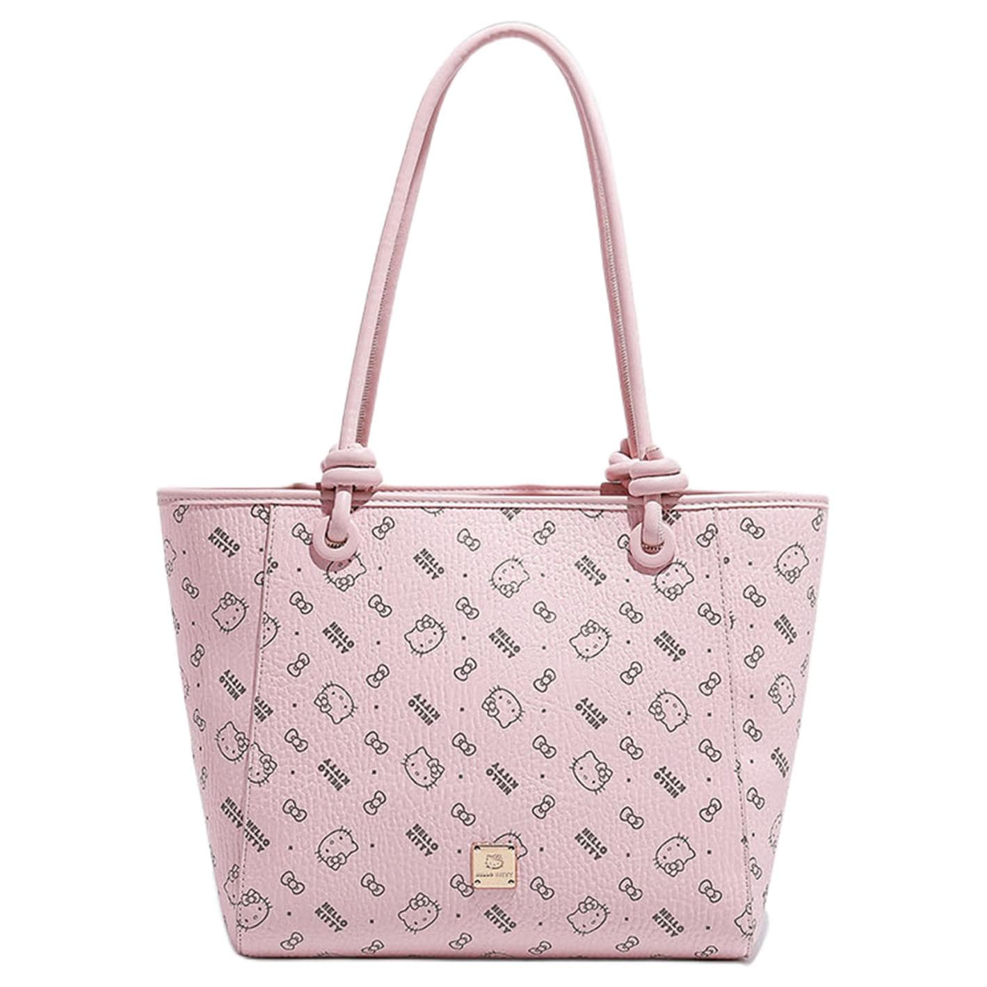 Мини-сумка Sanrio Hello Kitty PU (полиуретан) Сумка через плечо Стандартная Женская Розовая Коричневая - изображение 1