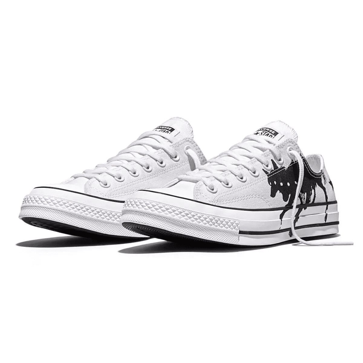 Кеды Конверс x EDGLRD Chuck 70 Низкие кеды Мужские Белый Черный - изображение 3