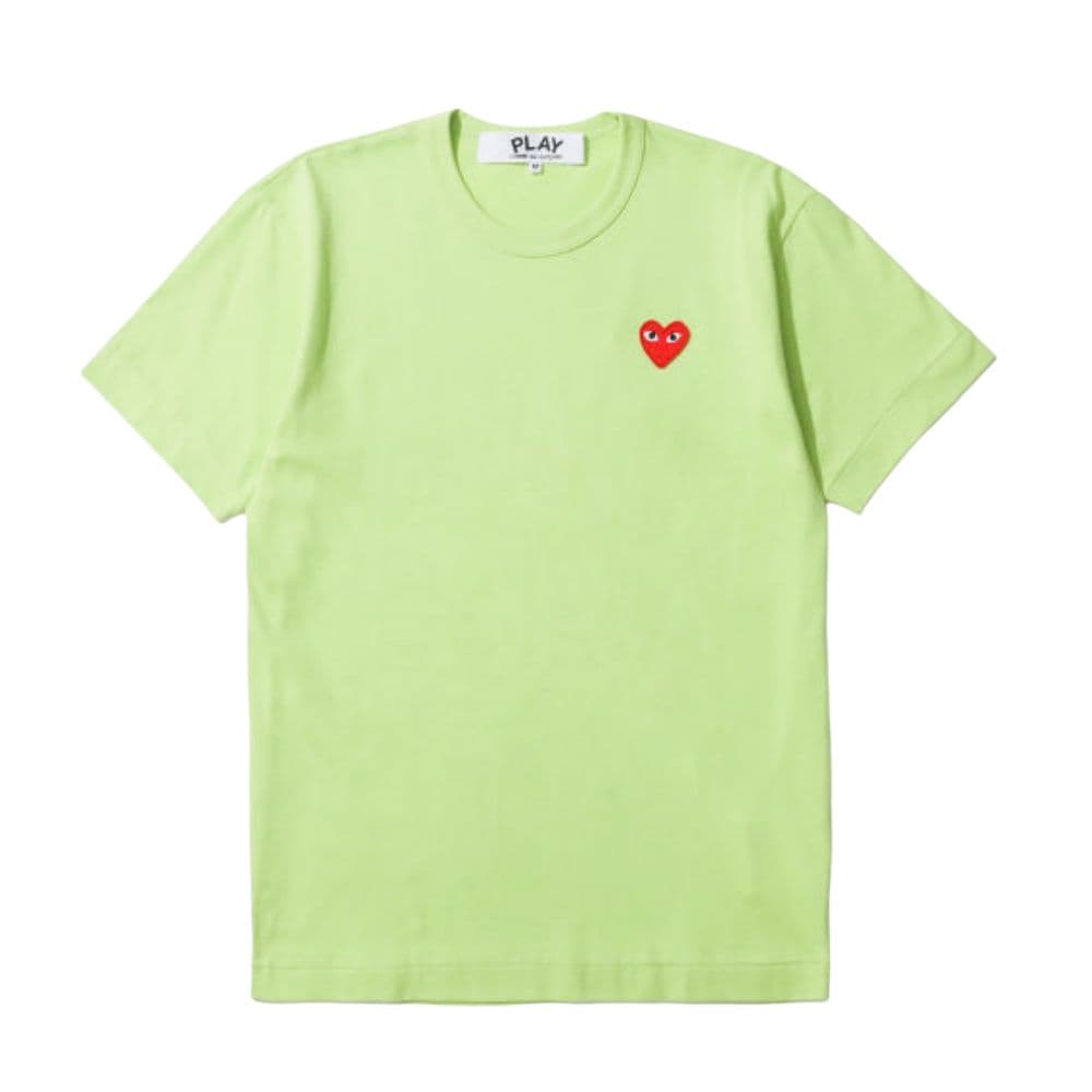 Футболка CDG Play Осенний зеленый Мужские T-рубашки - изображение 1