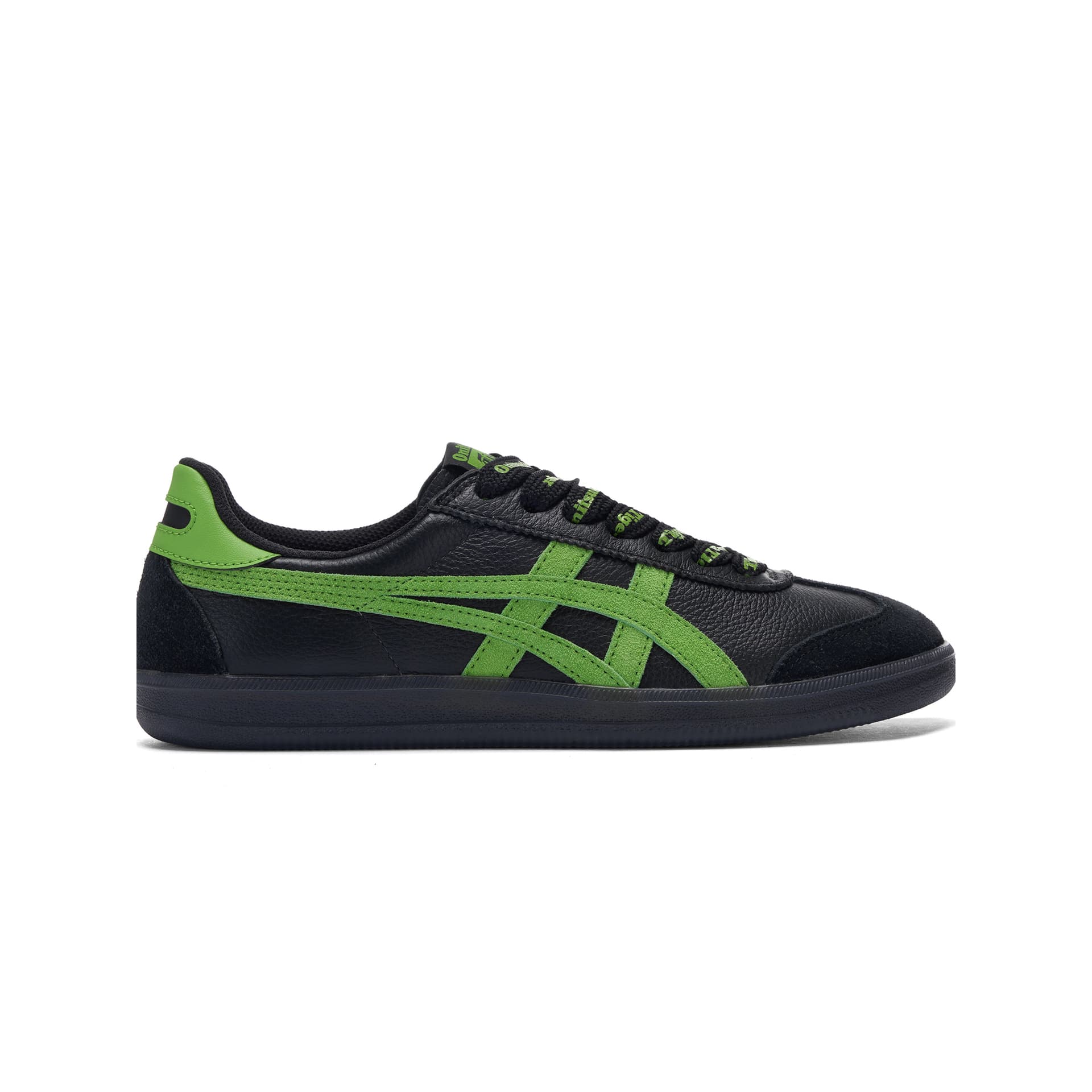 Кроссовки Onitsuka Tiger Tokuten Кеды немецкой армии (GAT) Low Топ Черный Зеленый Унисекс - изображение 2