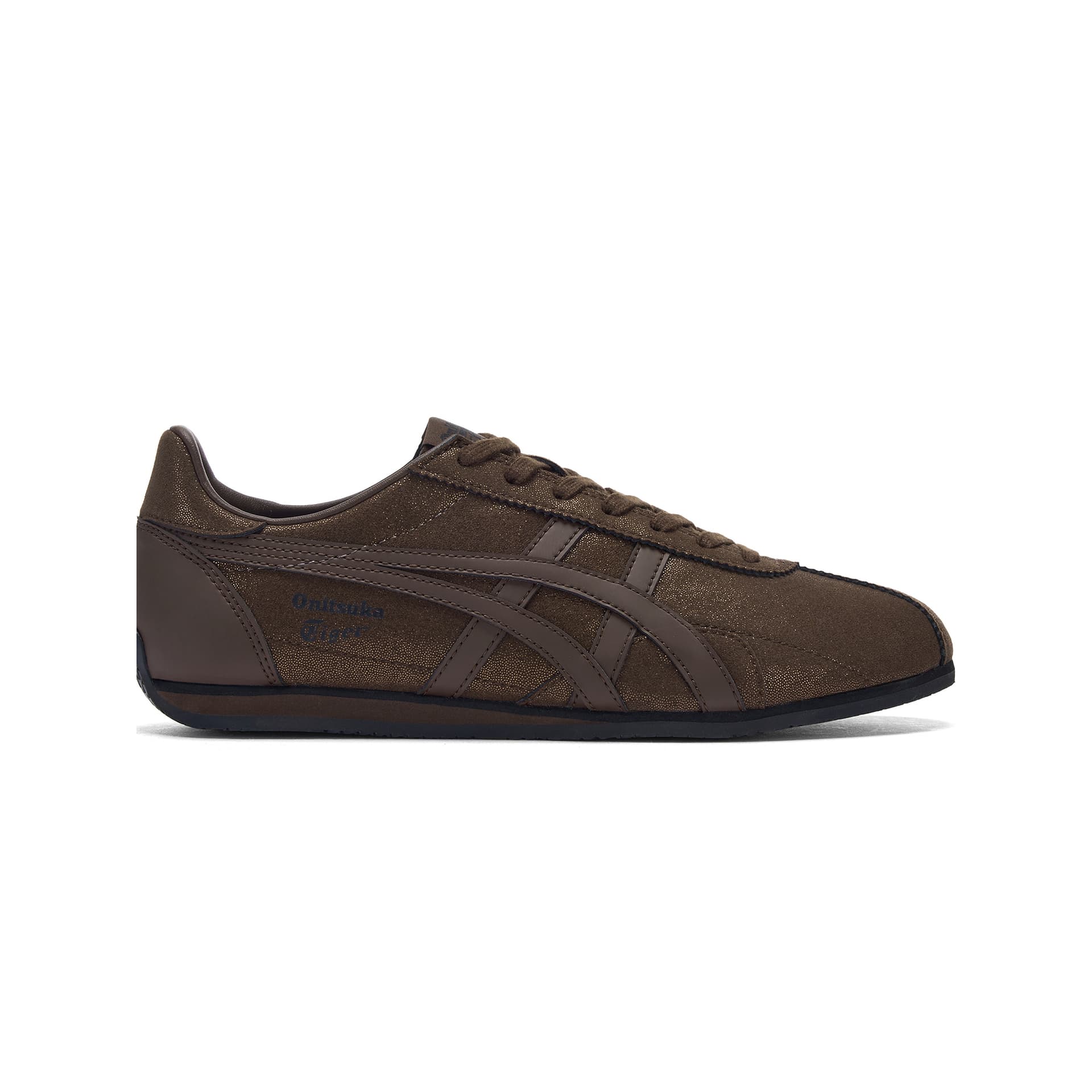 Кроссовки Onitsuka Tiger Runspark Повседневная обувь Low Топ Темно-кофейный Унисекс - изображение 2