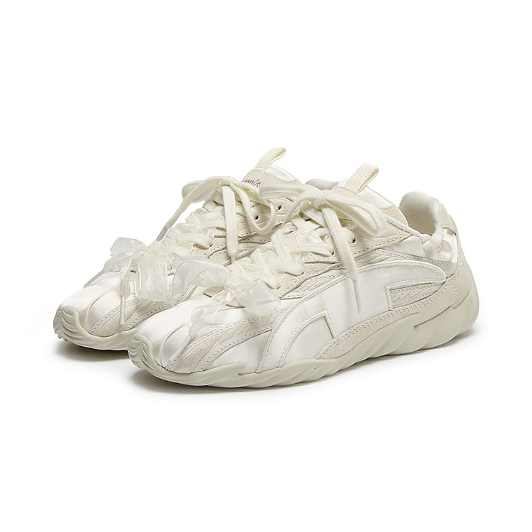Кроссовки Champion Low-Top Повседневная Обувь Женская Молочно-Белый Шампанское Золото - изображение 3